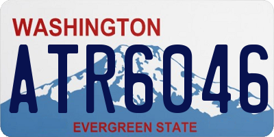 WA license plate ATR6046