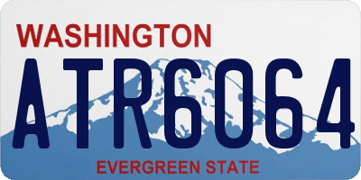 WA license plate ATR6064