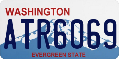 WA license plate ATR6069
