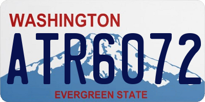 WA license plate ATR6072