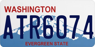 WA license plate ATR6074