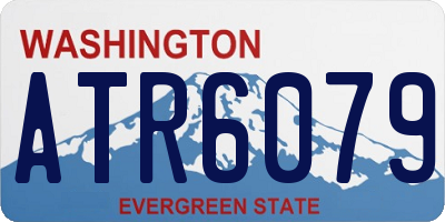 WA license plate ATR6079