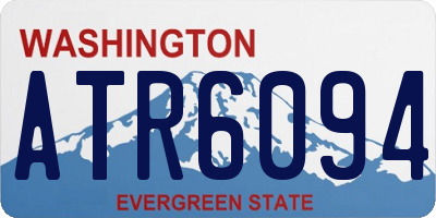 WA license plate ATR6094