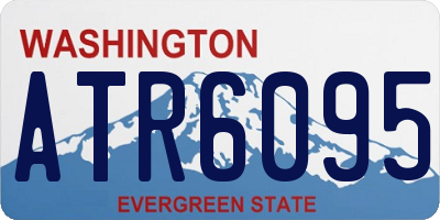 WA license plate ATR6095
