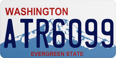 WA license plate ATR6099