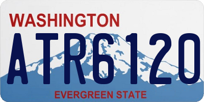 WA license plate ATR6120