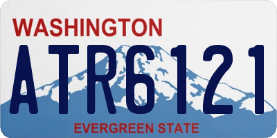 WA license plate ATR6121