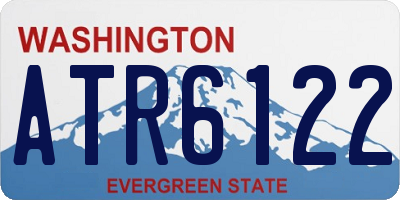 WA license plate ATR6122