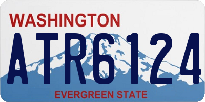 WA license plate ATR6124