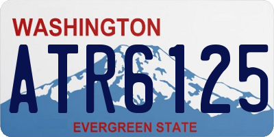 WA license plate ATR6125