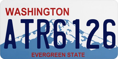WA license plate ATR6126