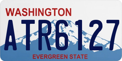 WA license plate ATR6127