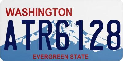 WA license plate ATR6128