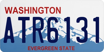WA license plate ATR6131