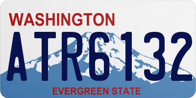 WA license plate ATR6132
