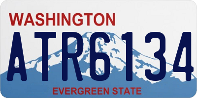 WA license plate ATR6134