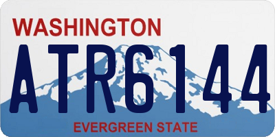 WA license plate ATR6144