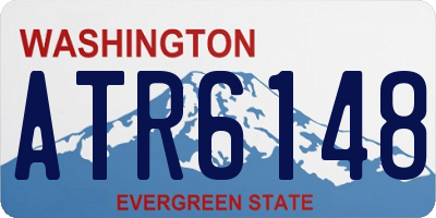 WA license plate ATR6148