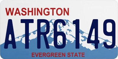 WA license plate ATR6149