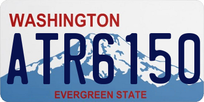WA license plate ATR6150
