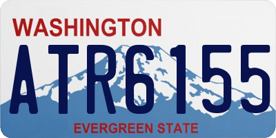 WA license plate ATR6155