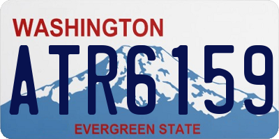 WA license plate ATR6159