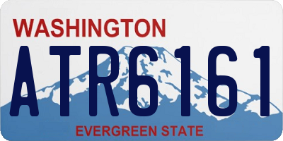 WA license plate ATR6161