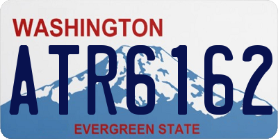 WA license plate ATR6162