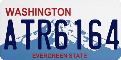 WA license plate ATR6164