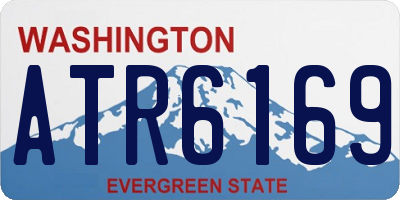 WA license plate ATR6169