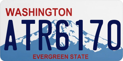 WA license plate ATR6170