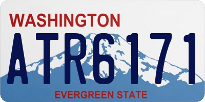 WA license plate ATR6171
