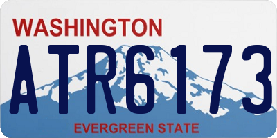 WA license plate ATR6173