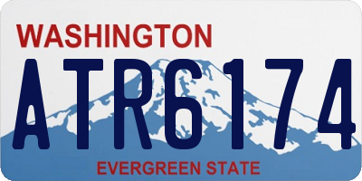 WA license plate ATR6174