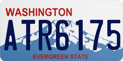WA license plate ATR6175