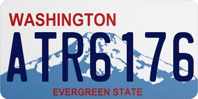 WA license plate ATR6176