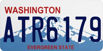 WA license plate ATR6179