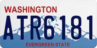WA license plate ATR6181