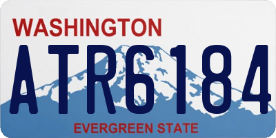 WA license plate ATR6184
