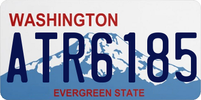 WA license plate ATR6185