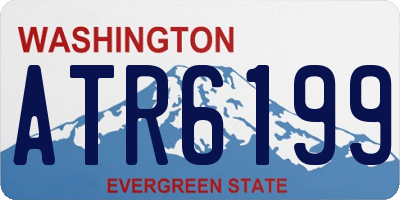 WA license plate ATR6199