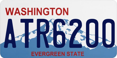 WA license plate ATR6200