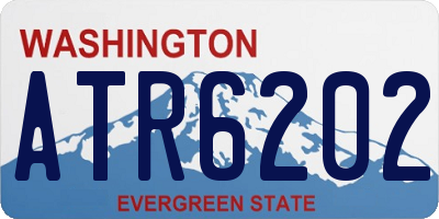 WA license plate ATR6202