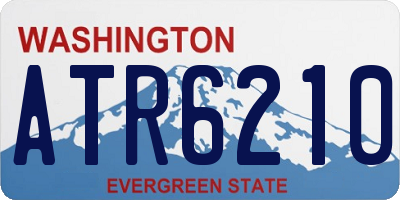 WA license plate ATR6210