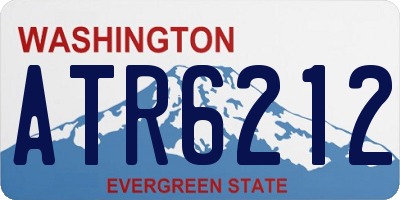 WA license plate ATR6212