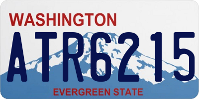 WA license plate ATR6215