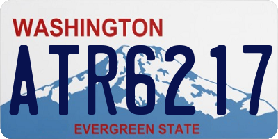WA license plate ATR6217
