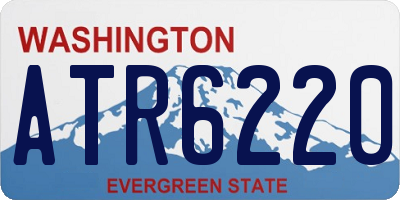 WA license plate ATR6220