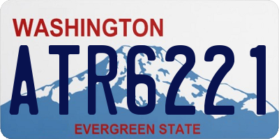 WA license plate ATR6221