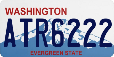 WA license plate ATR6222